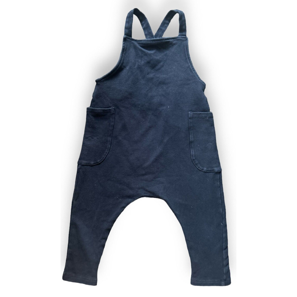 Cribstar Black Overall Jumper Adjustable Straps Soft Cotton 3-4 Years